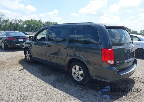 2012 Dodge Grand Caravan Sxt из США, поврежденный, VIN 2C4RDGCG4CR369886
